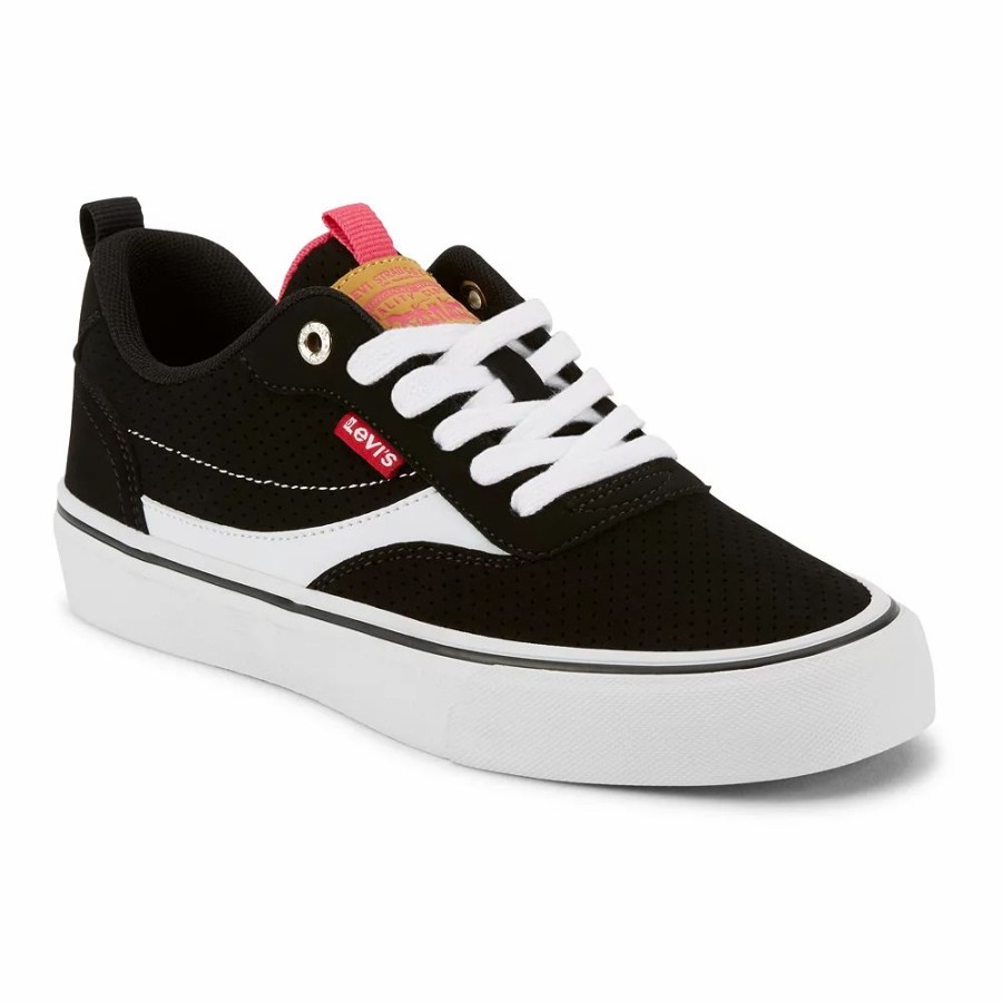 Womens * | Levi'S Naya Ct Cvs Ul Xx Women'S Skate Sneakers Black White