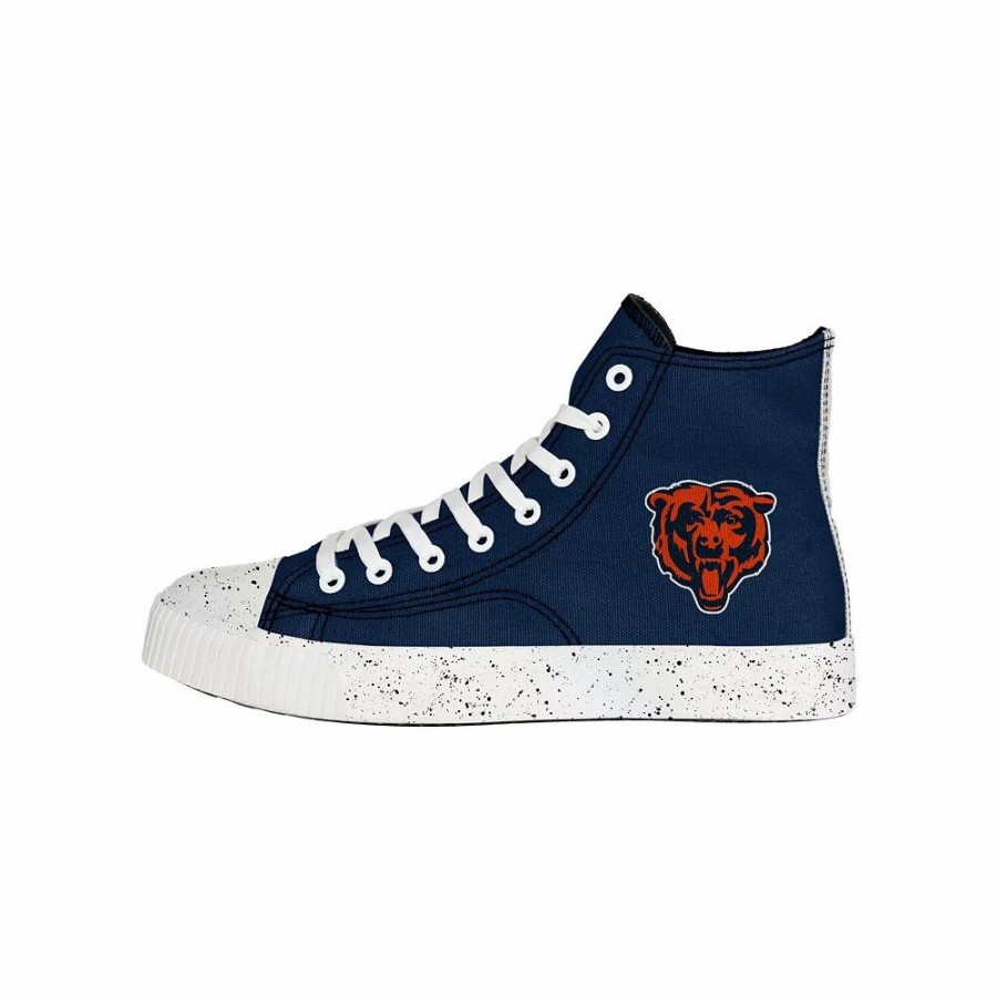 Mens * | Men'S Foco Chicago Bears Paint Splatter High Top Sneakers