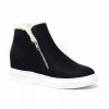 Womens * | Yoki Demian 88 Women'S Hidden Wedge Sneakers Black