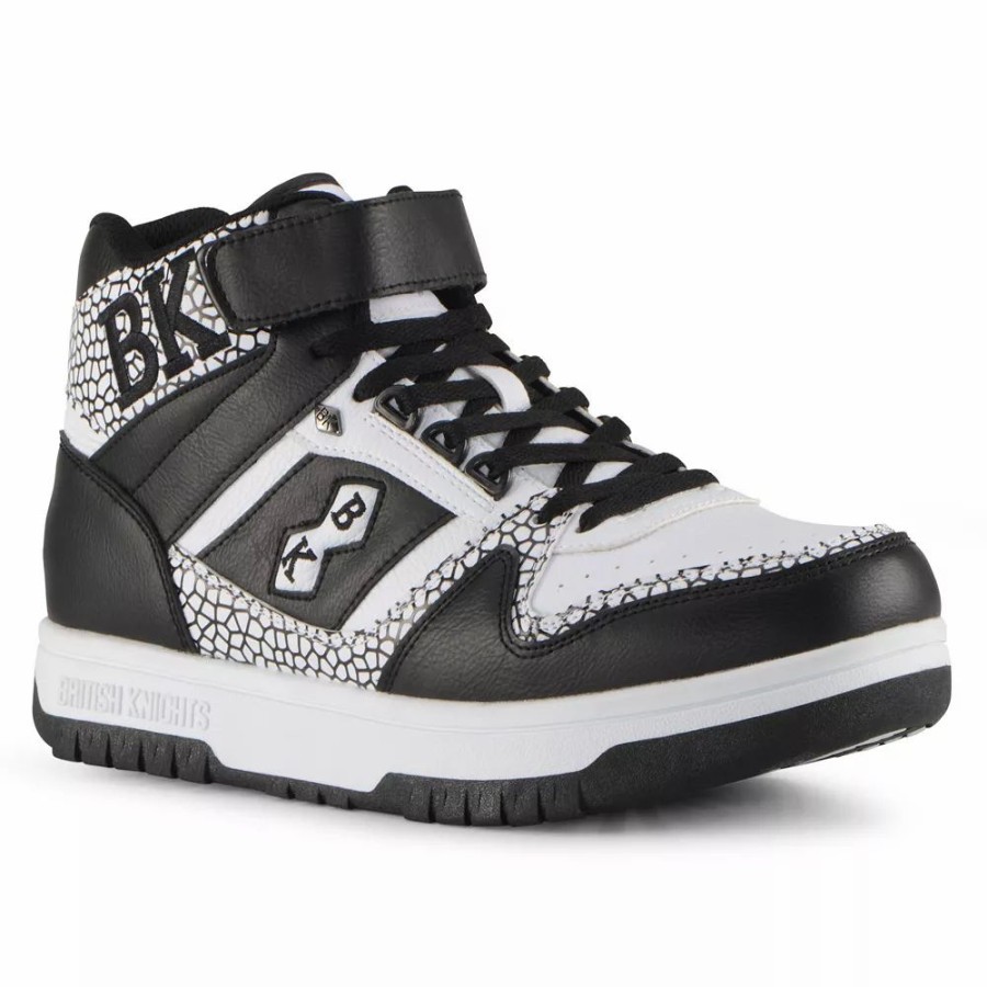 Mens * | British Knights Kings Sl Deluxe Men'S Sneakers White Black