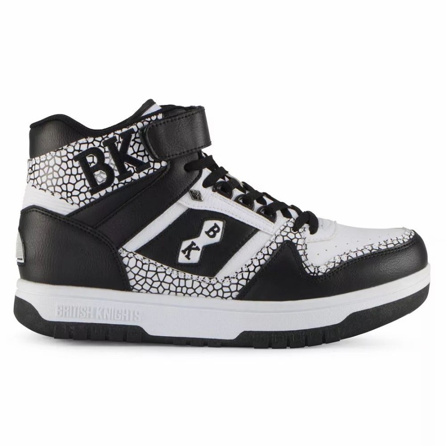 Mens * | British Knights Kings Sl Deluxe Men'S Sneakers White Black