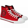 Mens * | Men'S Foco Tampa Bay Buccaneers High Top Canvas Sneakers