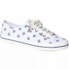 Womens * | Women'S Keds White Chicago Cubs Kickstart Repeat Logo Sneakers