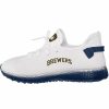 Mens * | Men'S Foco Milwaukee Brewers Gradient Sole Knit Sneakers