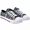 Mens * | Men'S Foco New England Patriots Food Print Low Top Canvas Sneakers