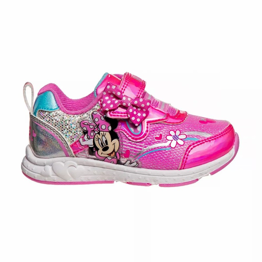 Girls * | Disney'S Minnie Mouse Toddler Girls' Light-Up Sneakers