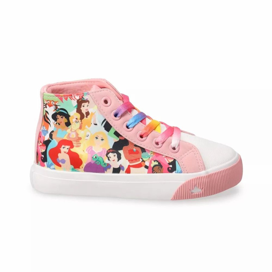 Girls * | Disney Princess Little Girls' High Top Sneakers