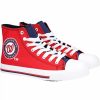 Mens * | Men'S Foco Washington Nationals High Top Canvas Sneakers