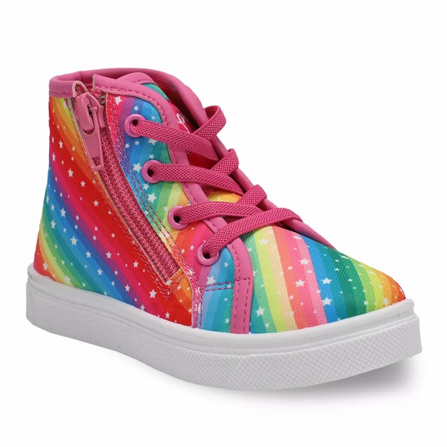 Girls * | Oomphies Skyelar Girls' High-Top Sneakers