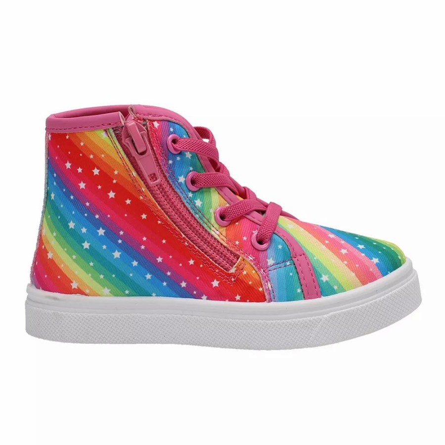 Girls * | Oomphies Skyelar Girls' High-Top Sneakers