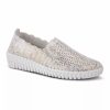 Womens * | Spring Step Saszier Women'S Leather Slip-On Sneakers Ice Multi