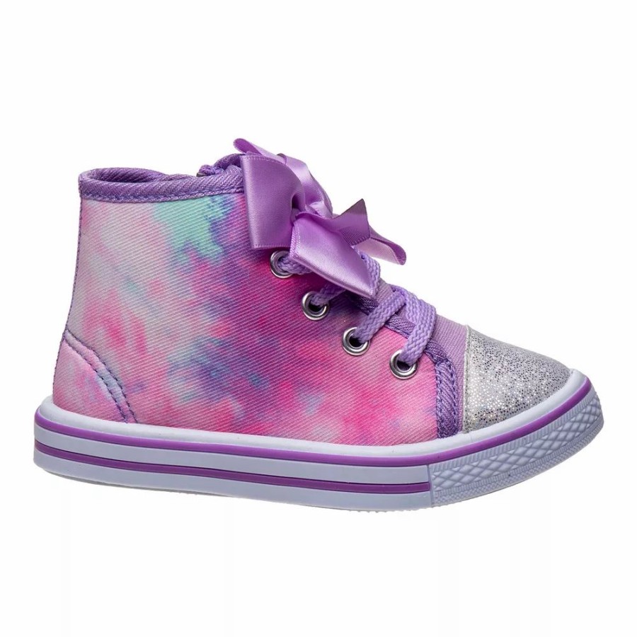 Girls * | Laura Ashley Toddler Girls' Bow High-Top Sneakers