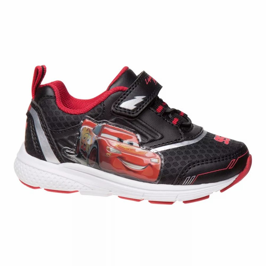 Boys * | Disney / Pixar Cars Lightning Mcqueen Toddler Boys' Light-Up Sneakers