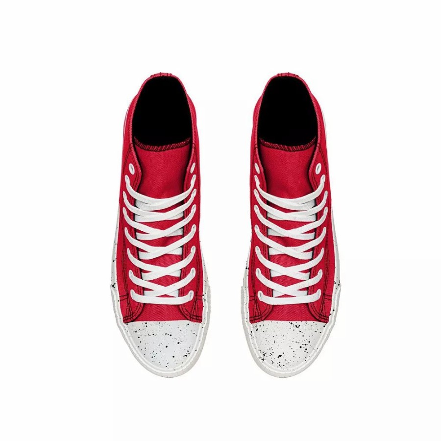 Mens * | Men'S Foco Ohio State Buckeyes Paint Splatter High Top Sneakers