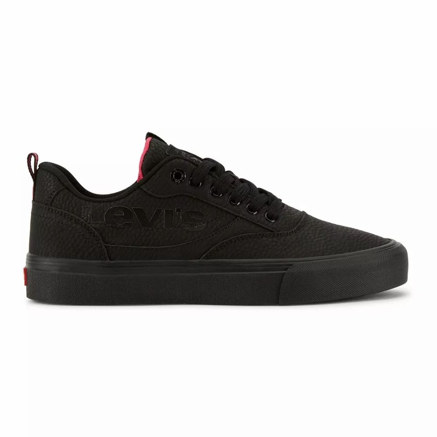 Womens * | Levi'S Naya Anti Women'S Sneakers Black Fuchsia