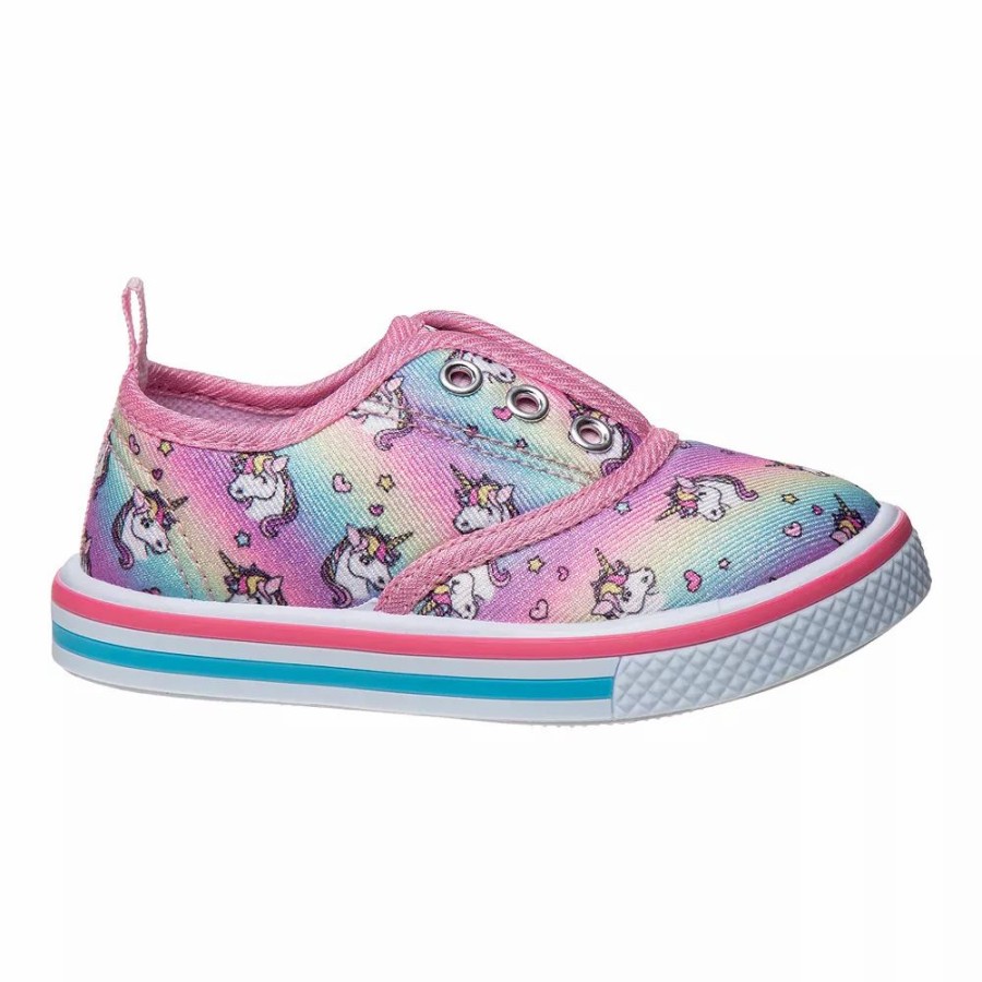 Girls * | Laura Ashley Toddler Girls' Unicorn Slip-On Sneakers