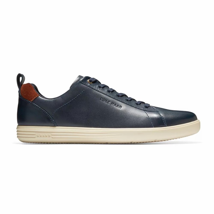 Mens * | Cole Haan Men'S Grand+ Crosscourt Leather Sneakers