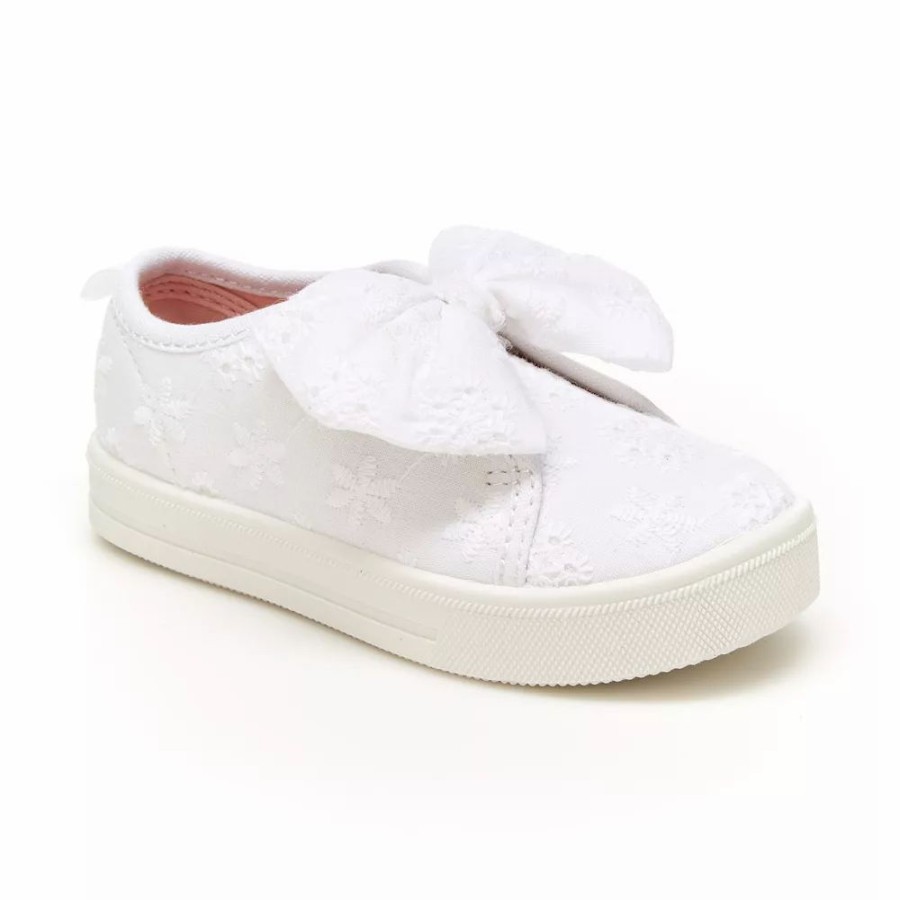 Girls * | Oshkosh B'Gosh Dahlia Toddler Girls' Sneakers White