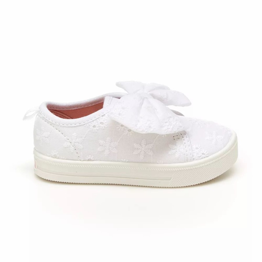 Girls * | Oshkosh B'Gosh Dahlia Toddler Girls' Sneakers White