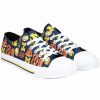 Mens * | Men'S Foco Michigan Wolverines Food Print Low Top Canvas Sneakers