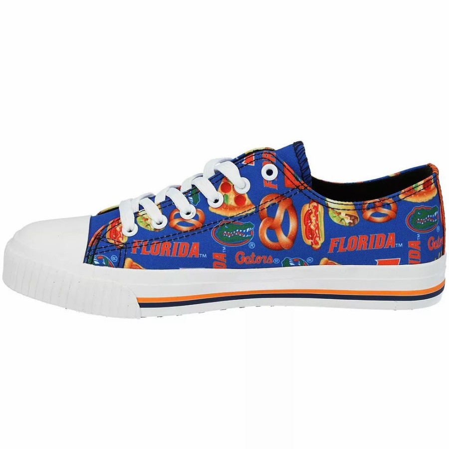 Mens * | Men'S Foco Florida Gators Food Print Low Top Canvas Sneakers