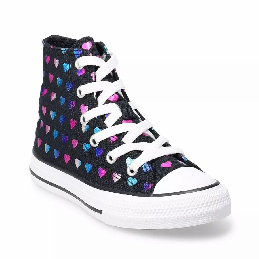 Girls * | Converse Heart Foil Little Kid Girls' High-Top Sneakers