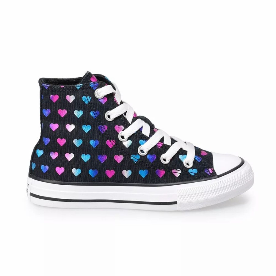 Girls * | Converse Heart Foil Little Kid Girls' High-Top Sneakers