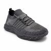 Mens * | Akademiks Stripe Men'S Knit Sneakers Gray