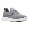 Womens * | Clarks Cloudsteppers Ezera Walk Women'S Slip-On Sneakers Light Gray